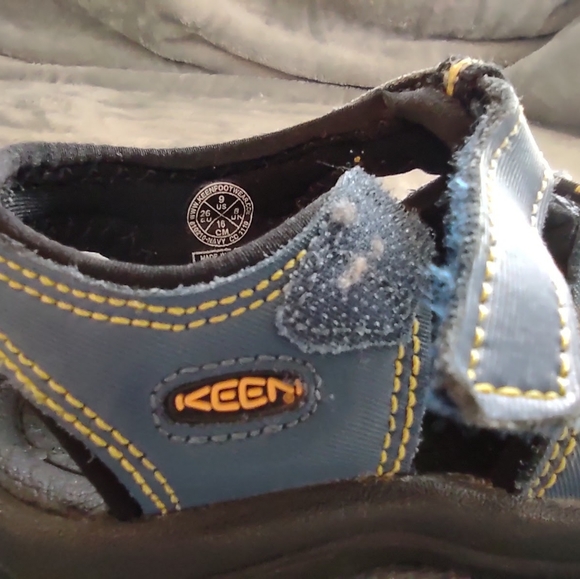 KEEN Footwear Newport Youth Unisex Waterproof Blue Strapped Hiking Shoes 9 GOOD - Picture 3 of 14